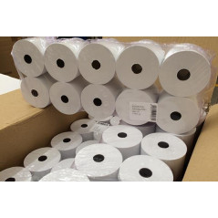 10x Rotolo per CALCOLATRICE pura cellulosa mm 57 x 30 mtl