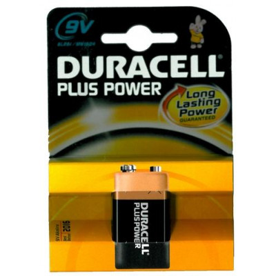 Batteria Duracell PLUS MN1604 transistor 1x9v blister