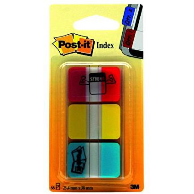Post-it® Index Strong 686-RYB Box colori classi assortiti