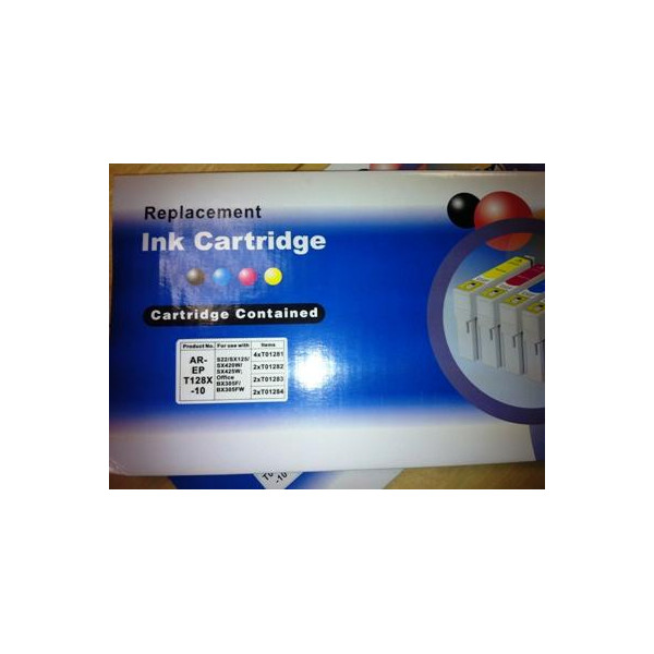 10 Cartucce Compatibili T1281-1282-1283-1284 (4xBk+6 color)